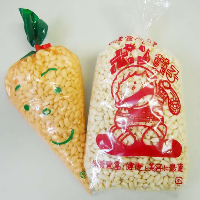 お米のポン菓子画像
